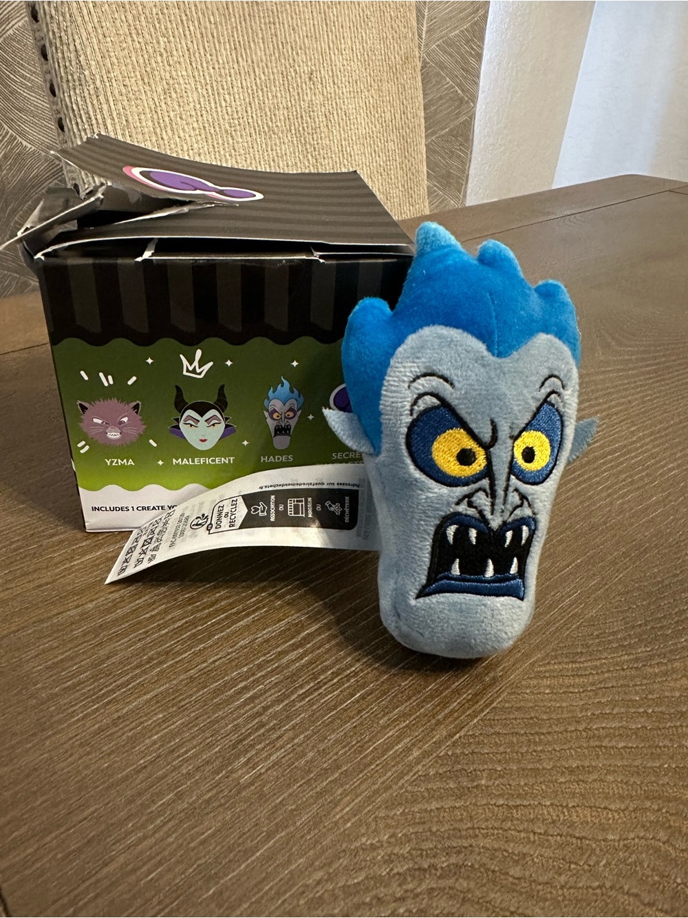 2026 Disney Parks Create Headband Ears Villains Mystery Plush HADES NEW